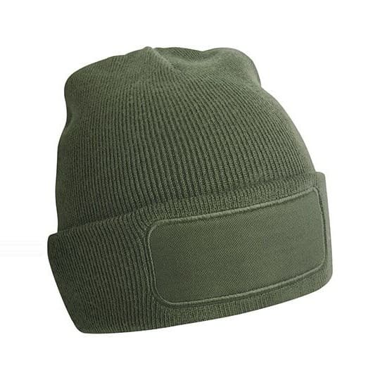 Beechfield Original Patch Beanie – Olive Green
