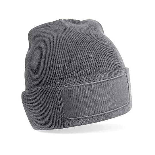 Beechfield Original Patch Beanie – Graphite Grey