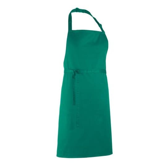 Premier Workwear Colours Collection Bib Apron – Emerald (ca. Pantone 341C)