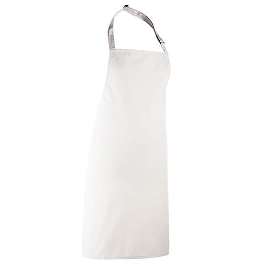 Premier Workwear Colours Collection Bib Apron – White