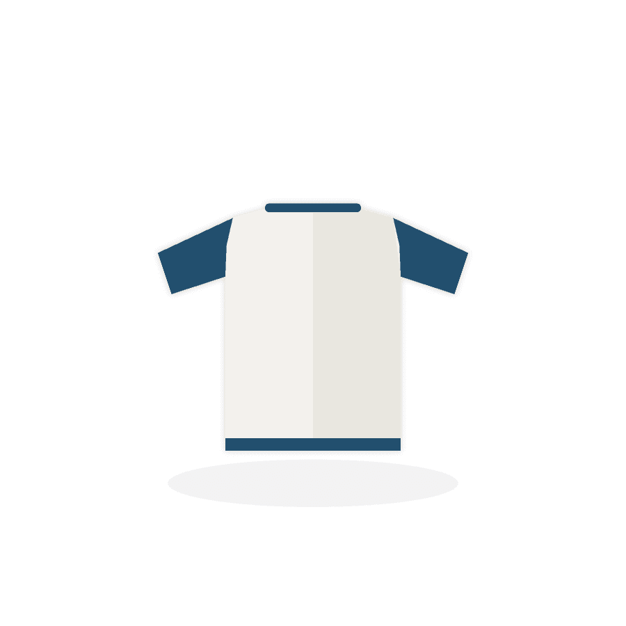 Heimtrikot Matchday – Rückansicht in Weiß