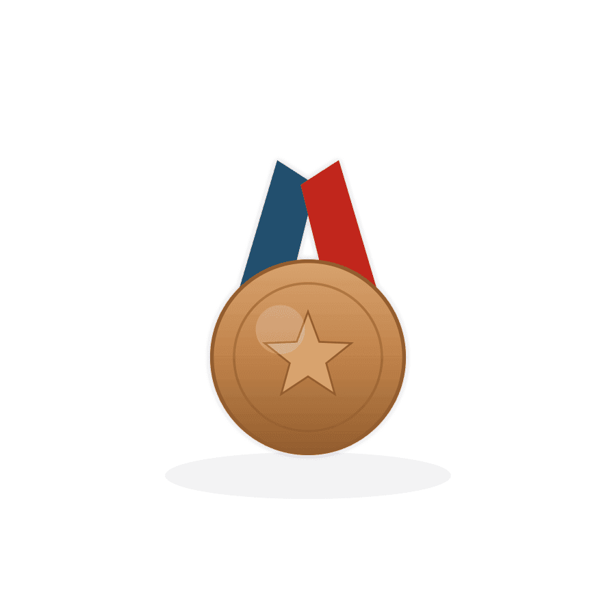 Medaille Sieger in Bronze