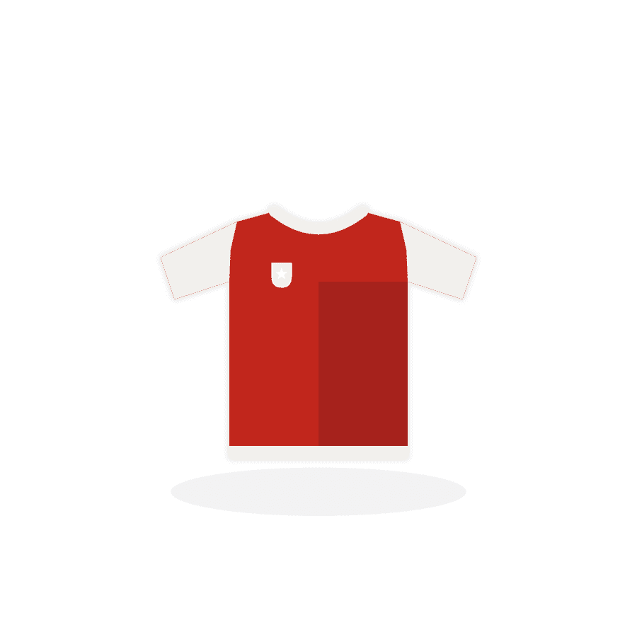 Aufwärmshirt Warmup in Rot