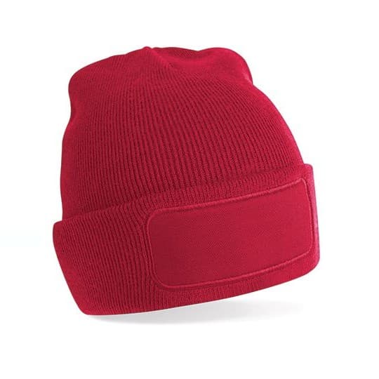 Beechfield Original Patch Beanie – Classic Red