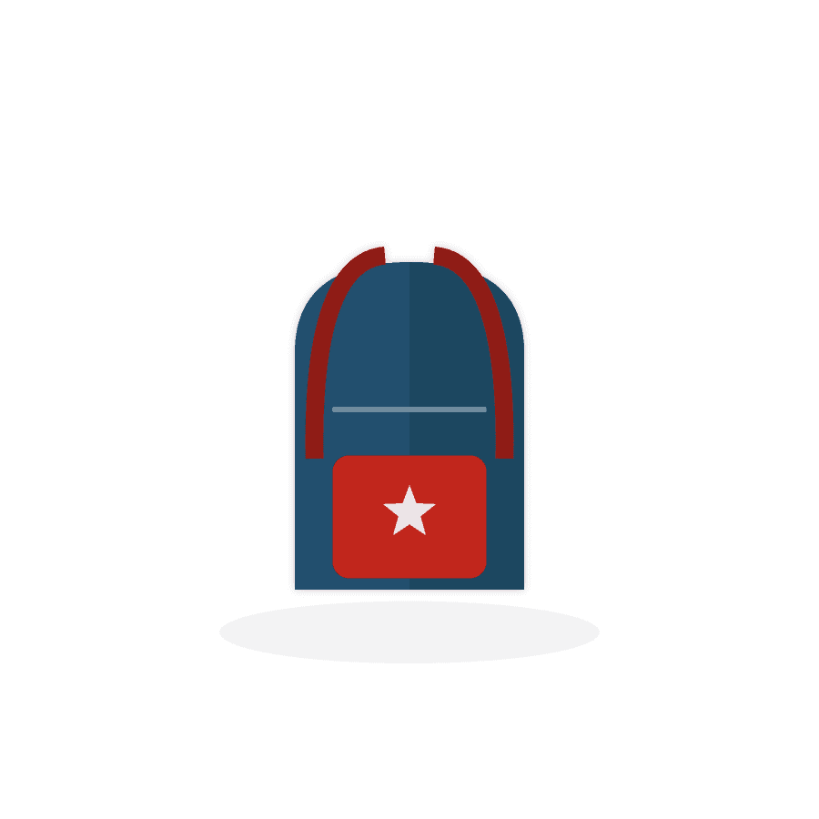 Rucksack Daypack in Navy