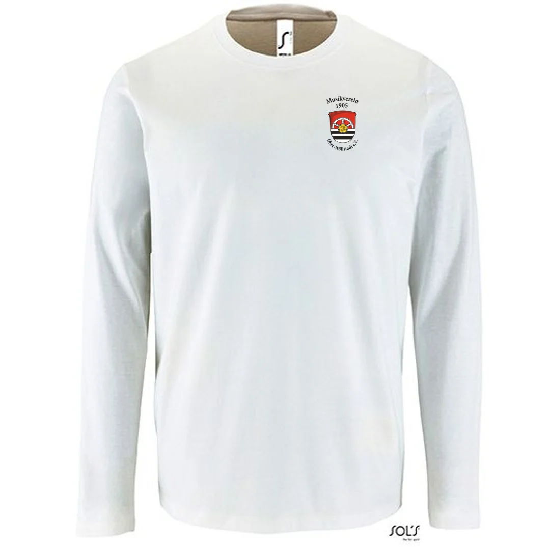 SOL´S Men´s Long Sleeve T-Shirt Imperial – White