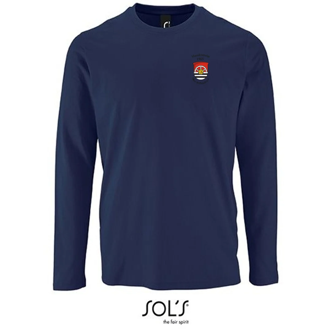 SOL´S Men´s Long Sleeve T-Shirt Imperial – French Navy