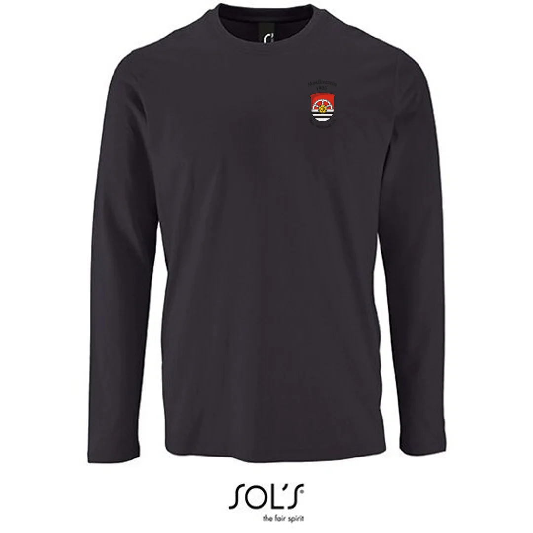 SOL´S Men´s Long Sleeve T-Shirt Imperial – Mouse Grey (Solid)