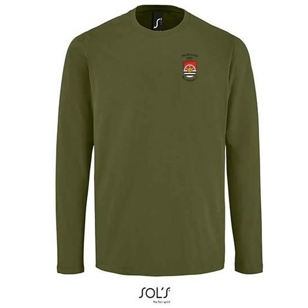 SOL´S Men´s Long Sleeve T-Shirt Imperial – Dark Khaki