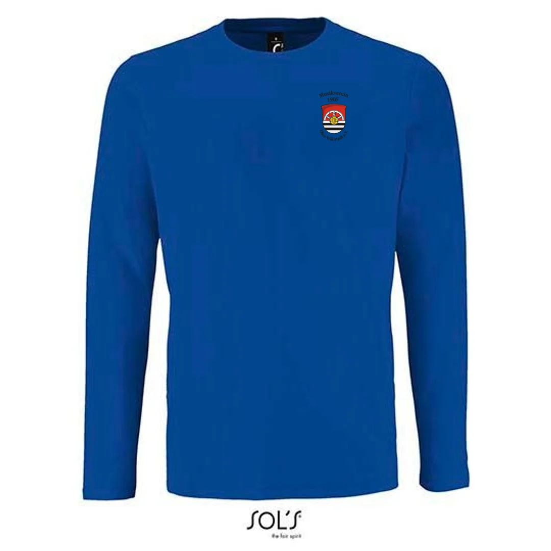 SOL´S Men´s Long Sleeve T-Shirt Imperial – Royal Blue 241