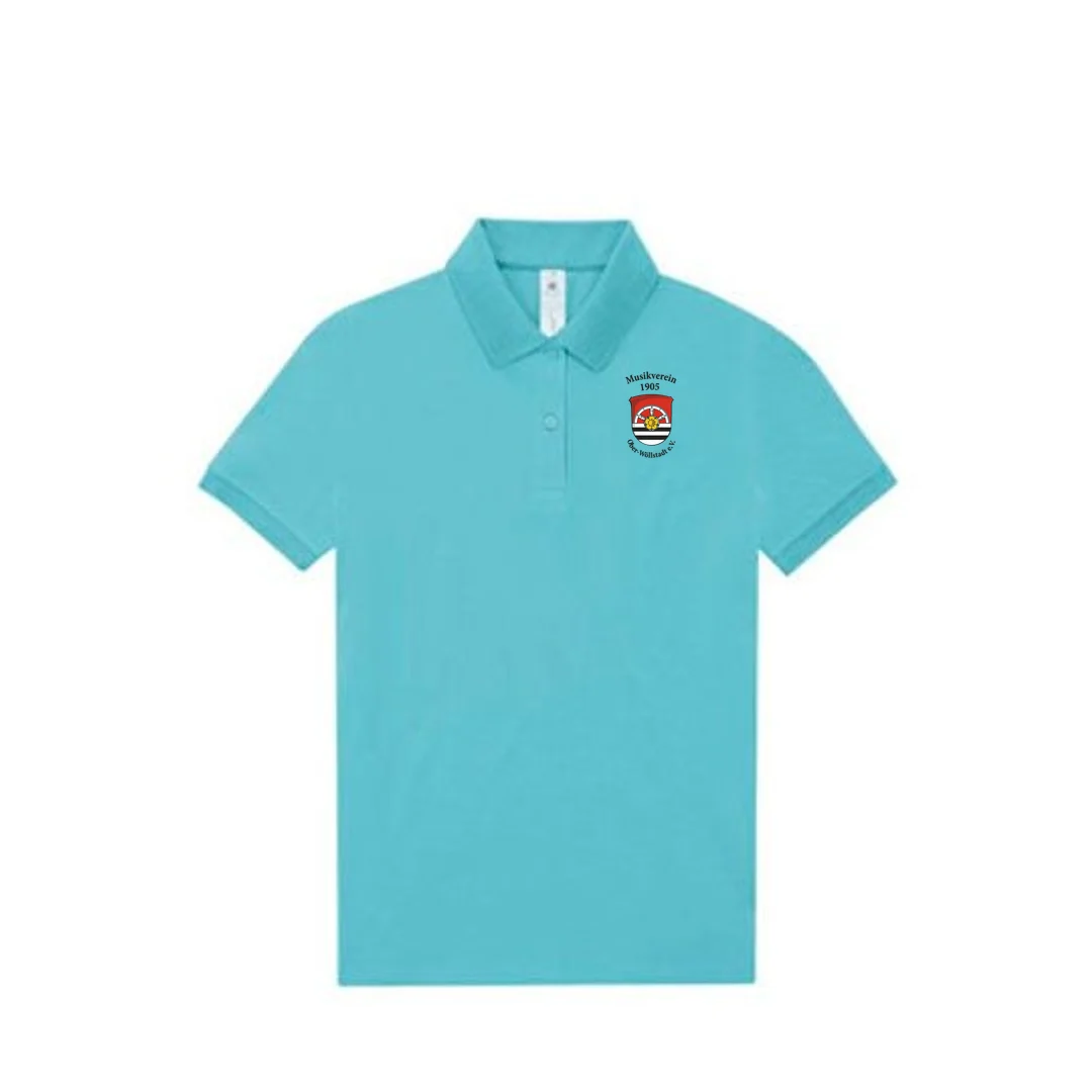 B&C BE INSPIRED My Polo 180 /Women – Meta Turquoise