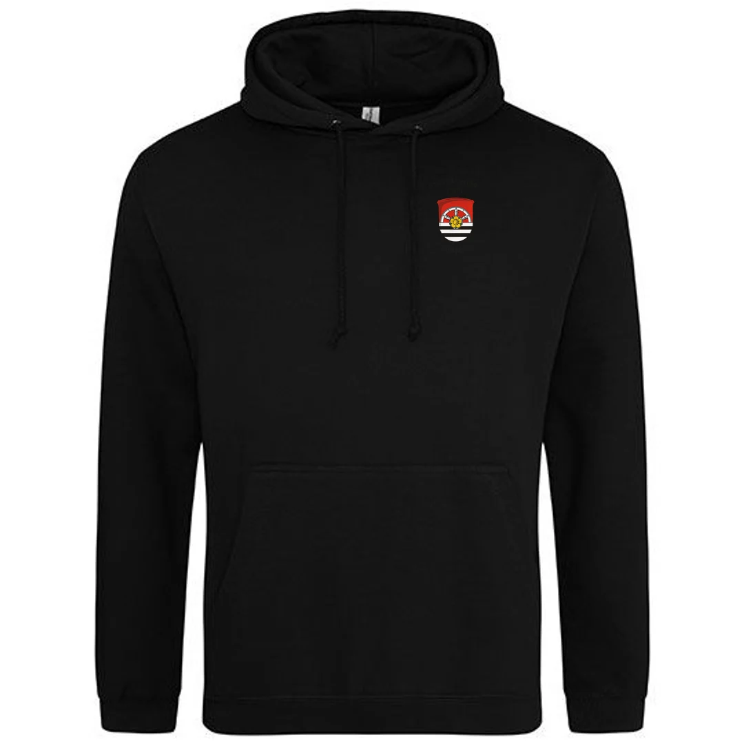 Just Hoods College Hoodie – Deep Black