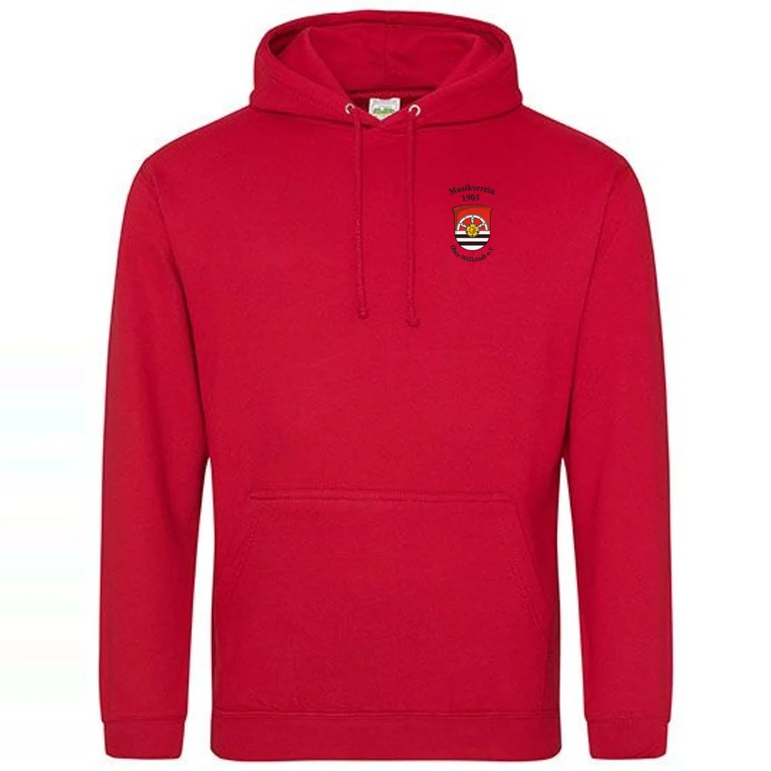 Just Hoods College Hoodie – Fire Red
