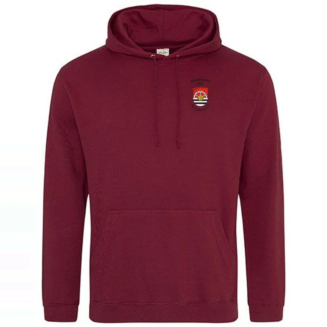 Just Hoods College Hoodie – Burgundy