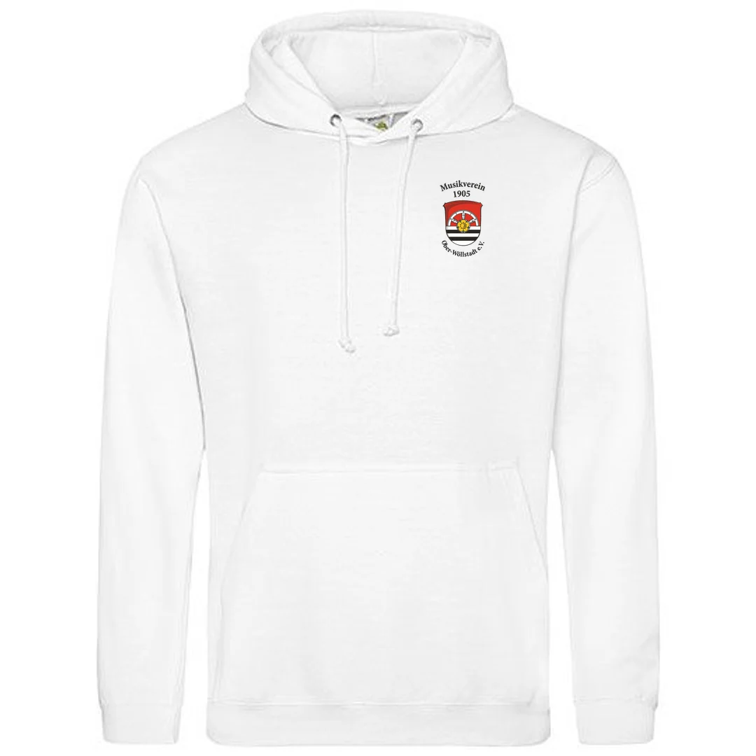 Just Hoods College Hoodie – Arctic White