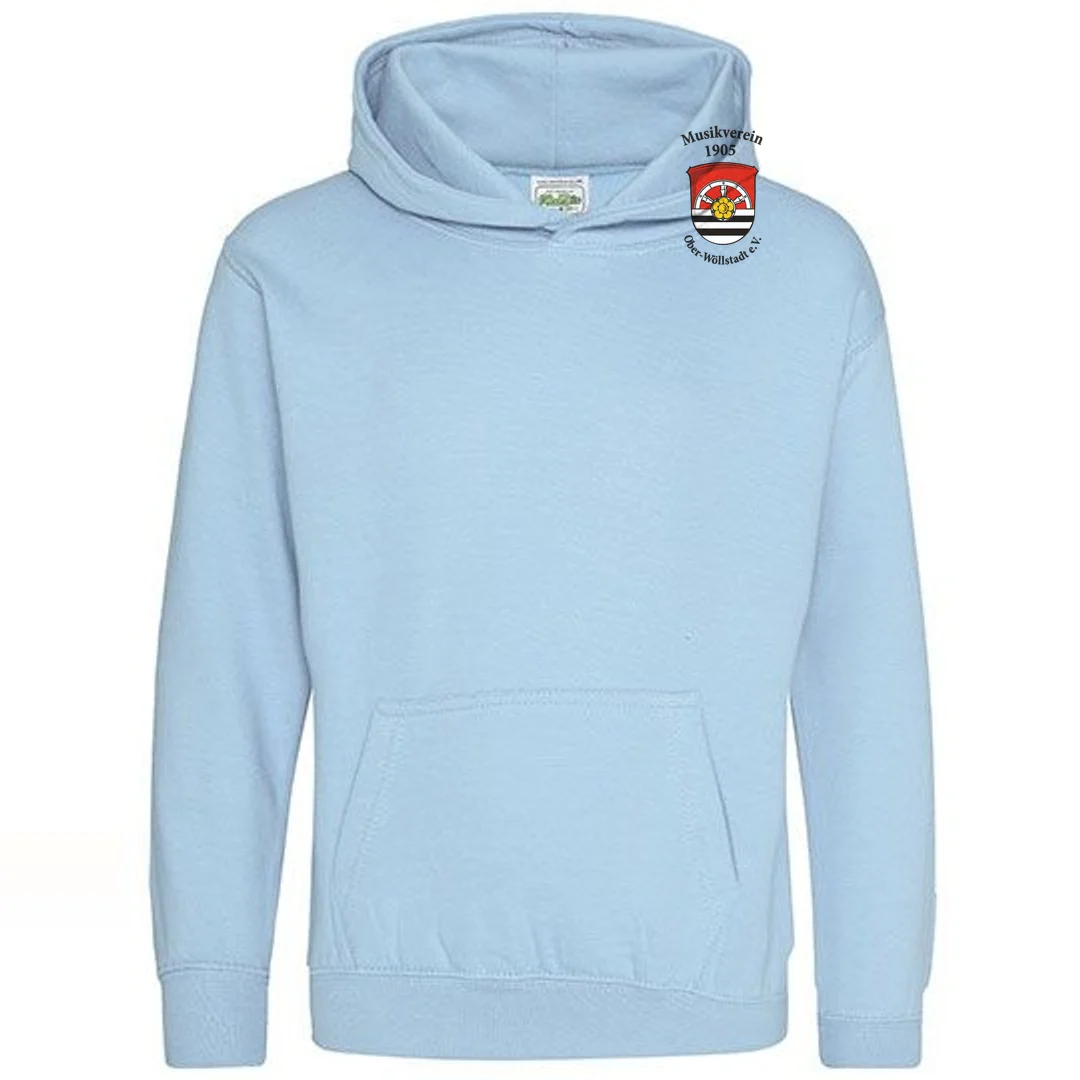 Just Hoods Kids´ Hoodie – Sky Blue
