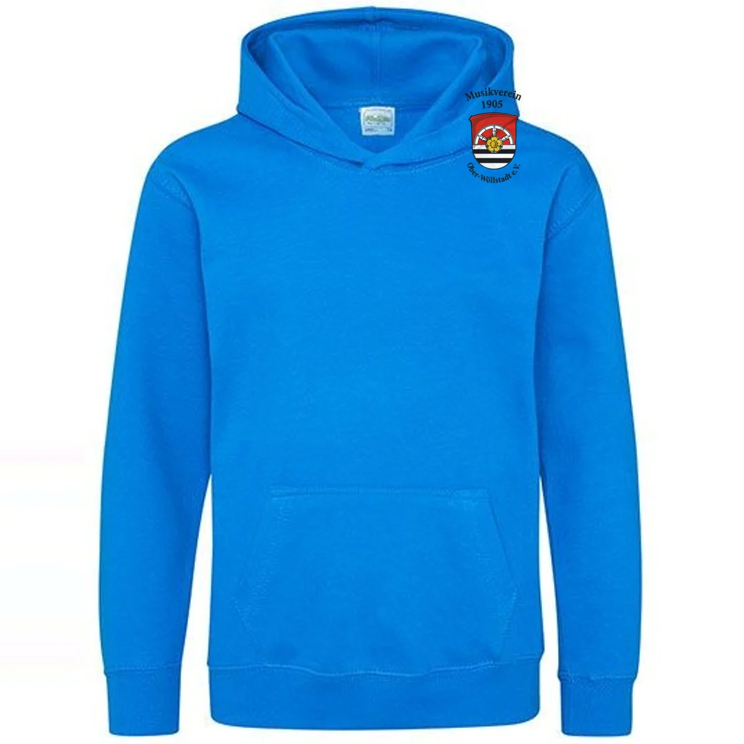 Just Hoods Kids´ Hoodie – Sapphire Blue