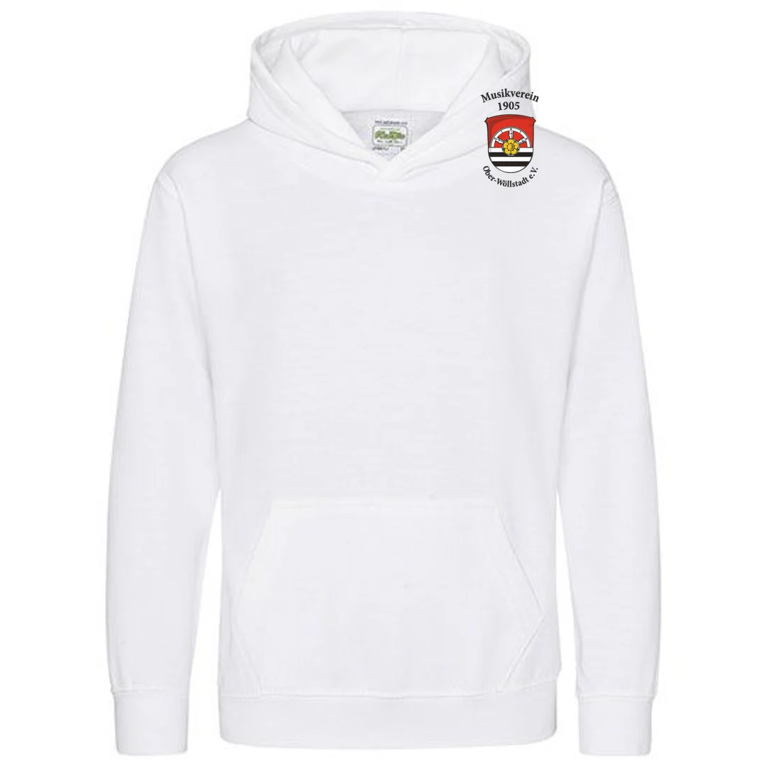 Just Hoods Kids´ Hoodie – Arctic White