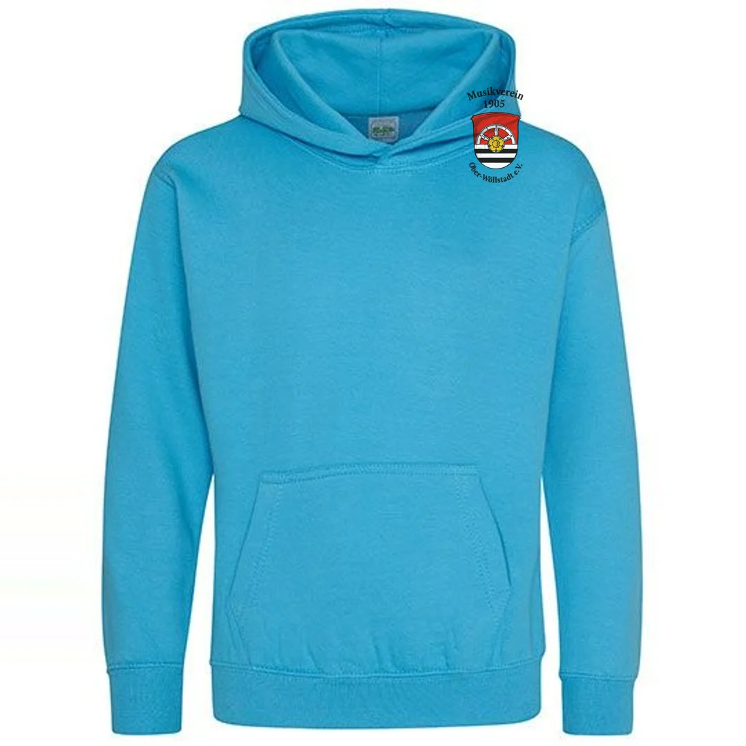 Just Hoods Kids´ Hoodie – Hawaiian Blue