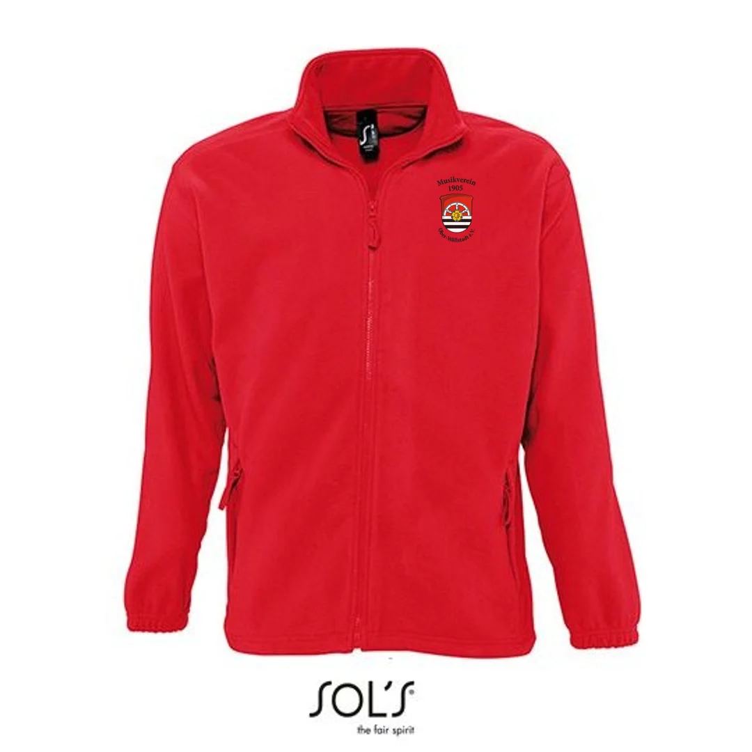 Fleecejacke in Red