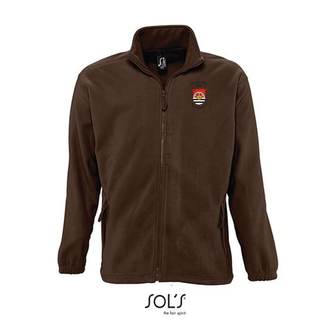 SOL´S Fleecejacket North – Dark Chocolate