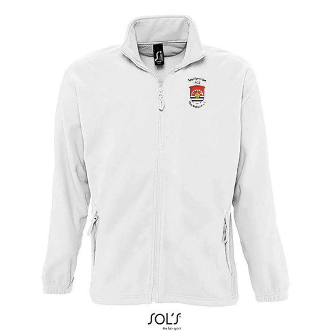 SOL´S Fleecejacket North – White