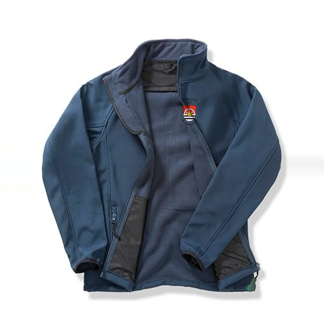 Result Recycled Women´s Printable Softshell Jacket with Recycled Fleece Inner – Navy / Navy