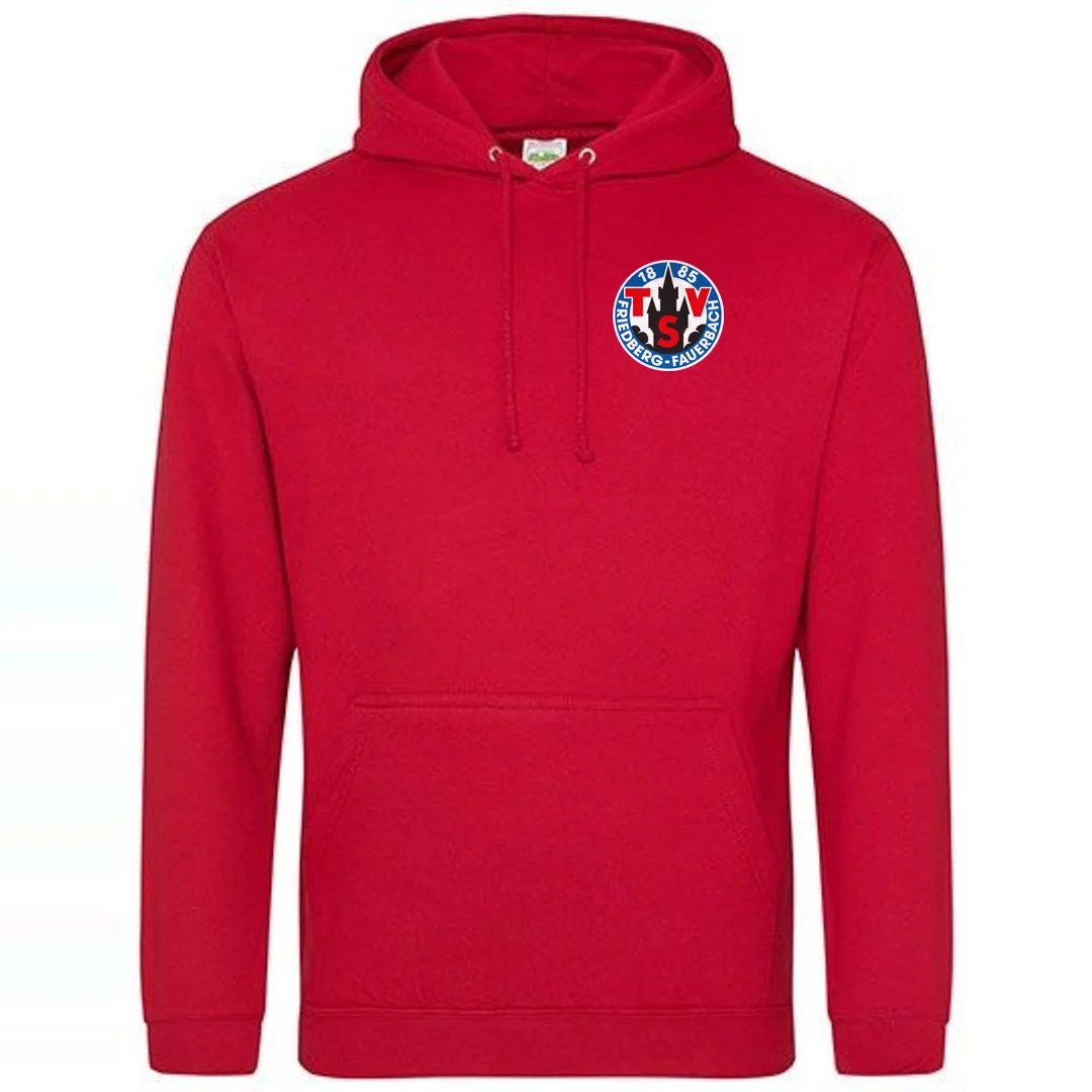 Just Hoods College Hoodie – Fire Red