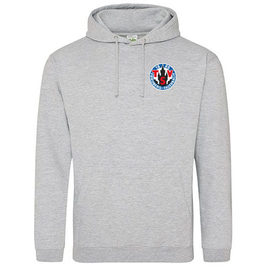 Just Hoods College Hoodie – Heather Grey