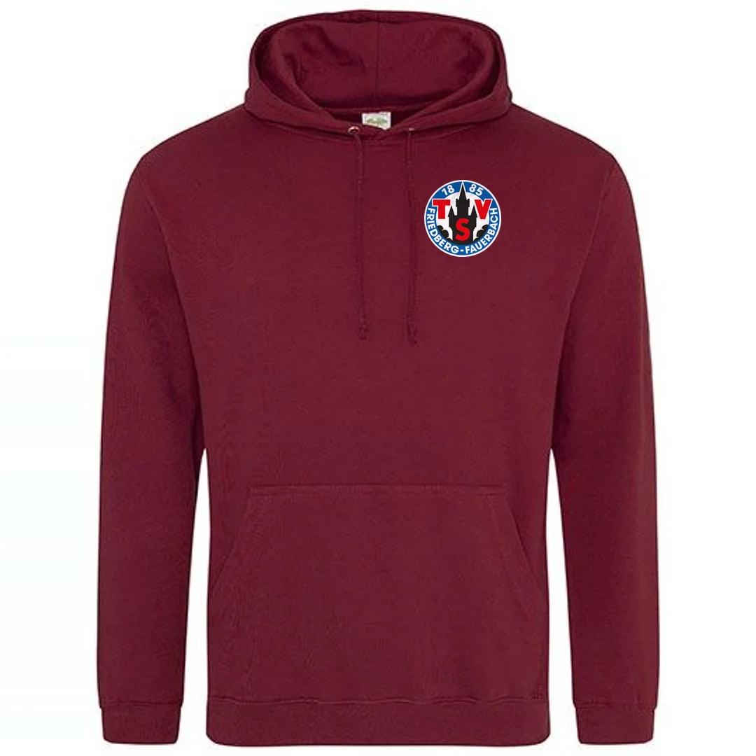 Just Hoods College Hoodie – Burgundy