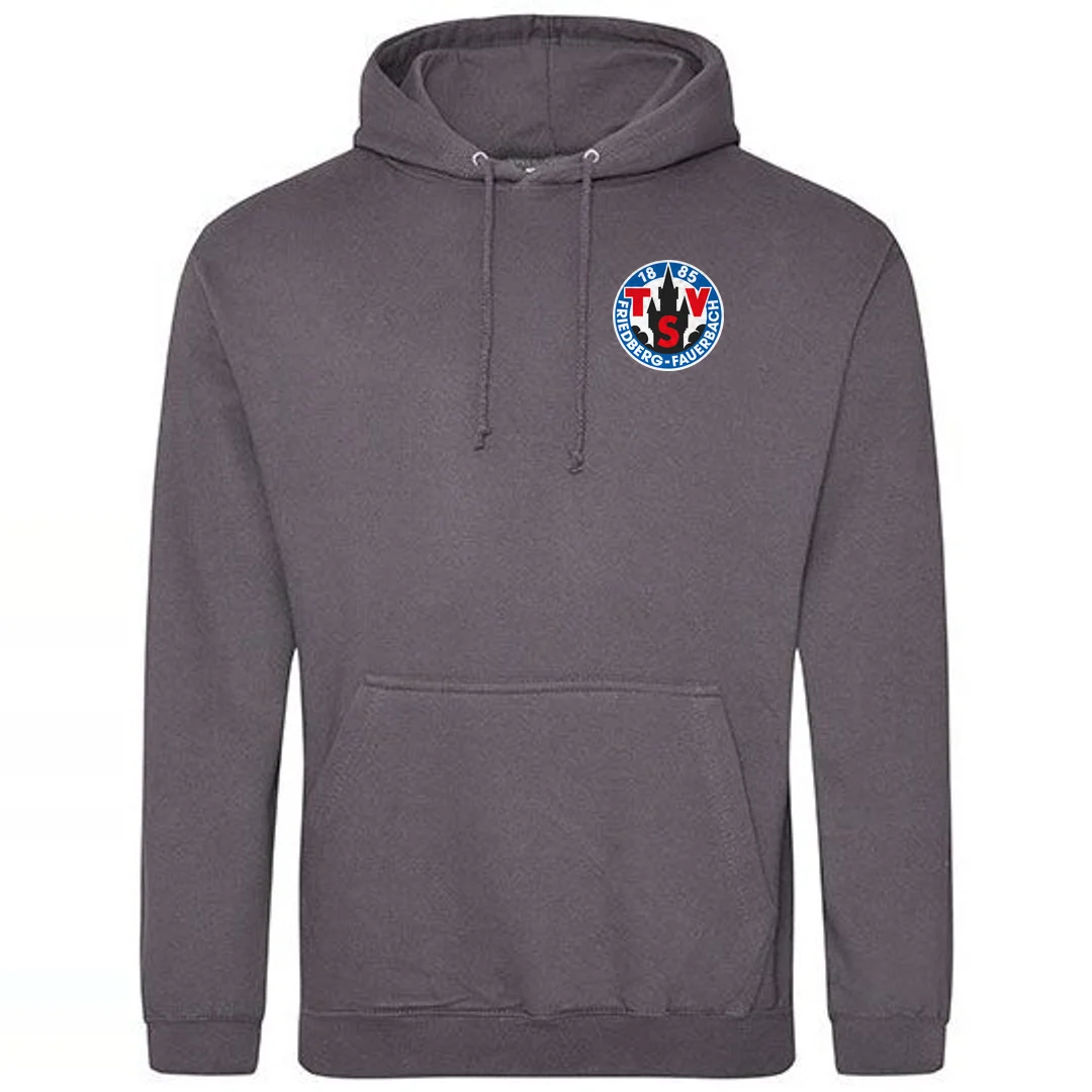 Just Hoods College Hoodie – Steel Grey (Solid)