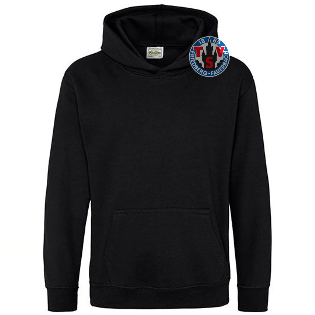Just Hoods Kids´ Hoodie – Deep Black