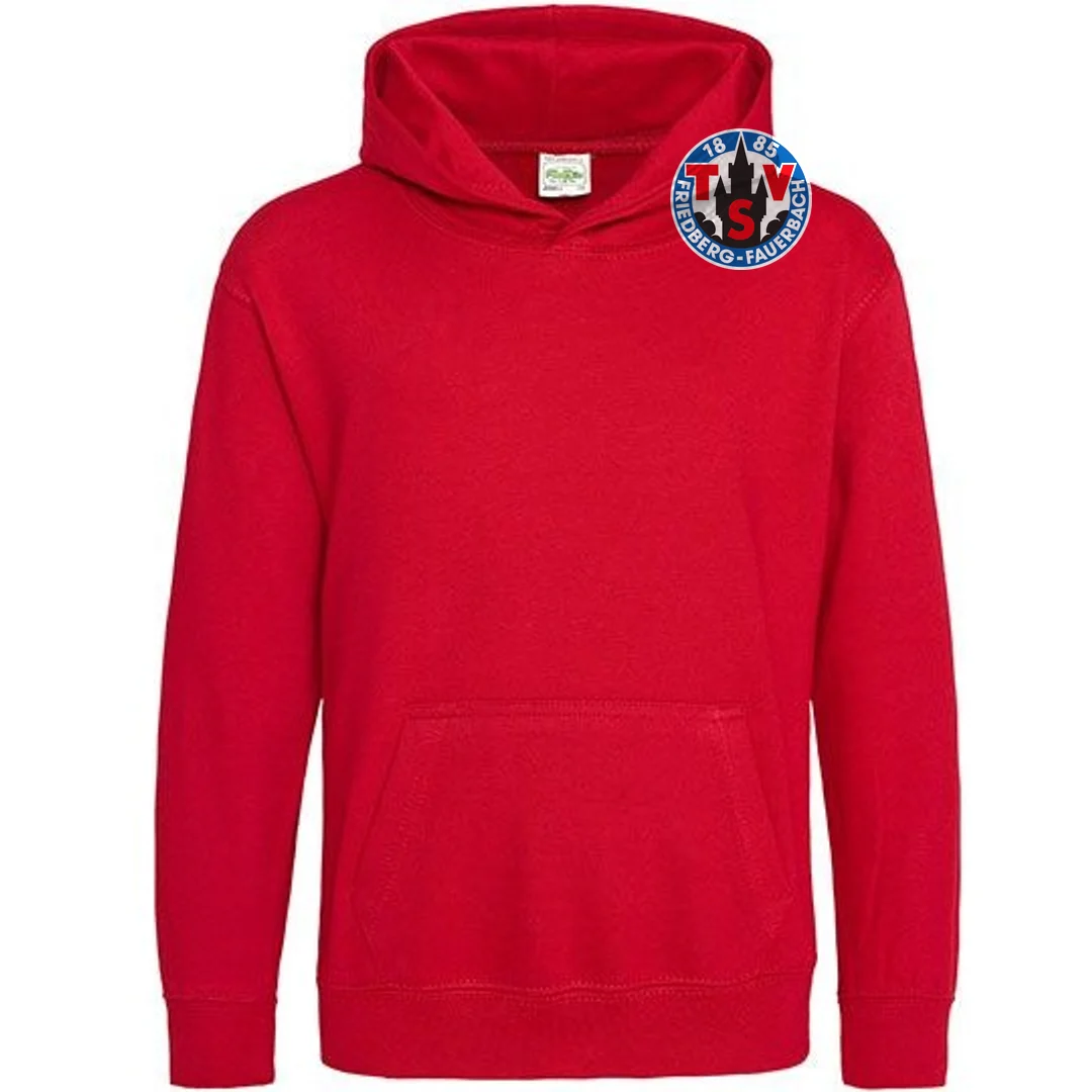 Vereins-Hoodie Kinder in Fire Red