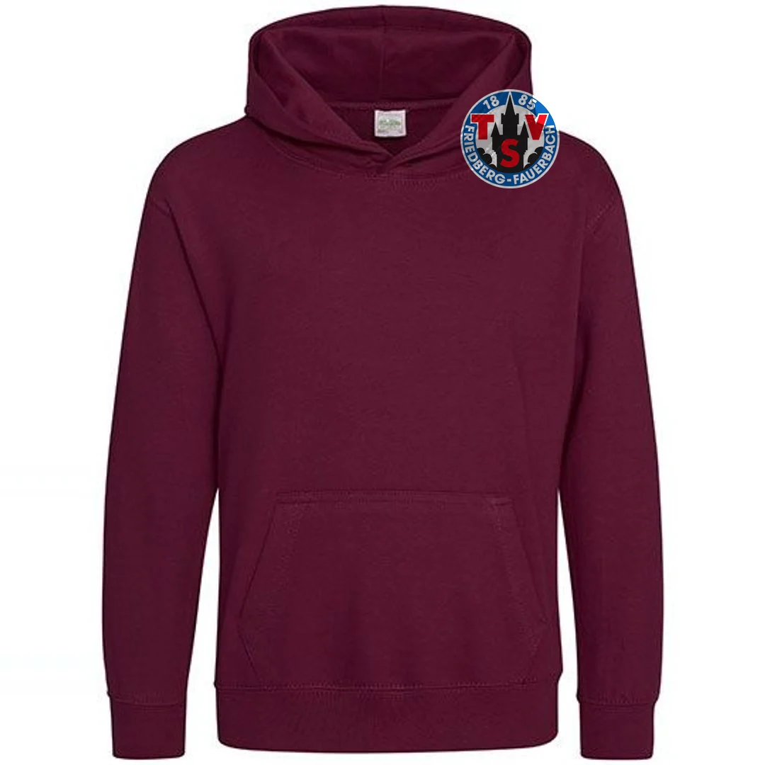 Just Hoods Kids´ Hoodie – Burgundy