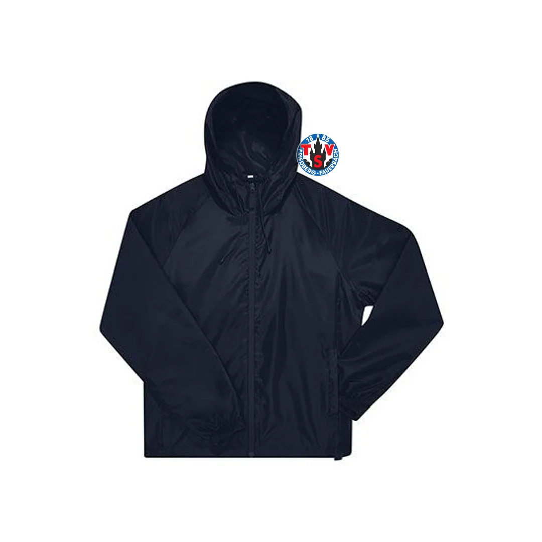 B&C BE INSPIRED #Reset Windbreaker – Navy