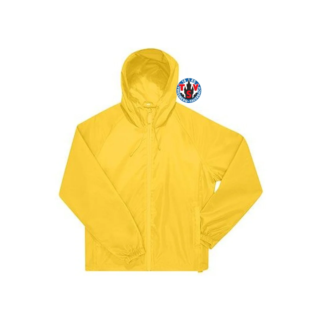 B&C BE INSPIRED #Reset Windbreaker – Pop Yellow