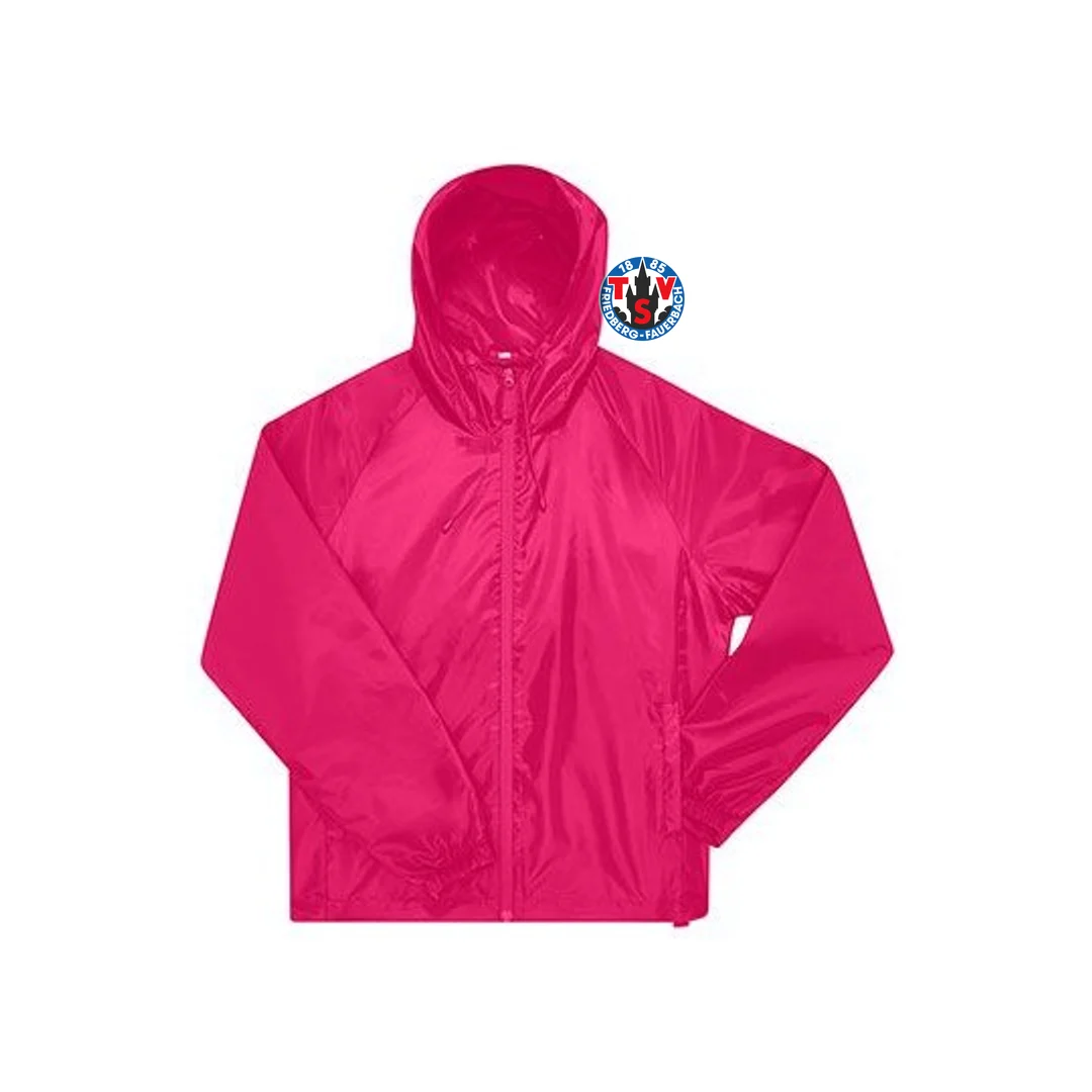 B&C BE INSPIRED #Reset Windbreaker – Magenta Pink