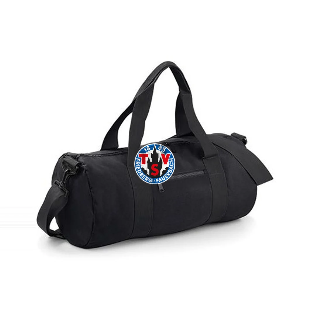 BagBase Original Barrel Bag – Black / Black