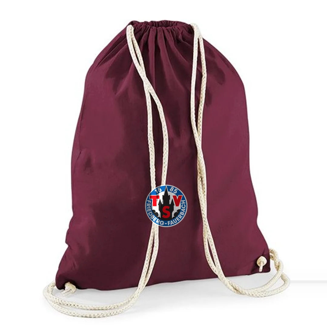 Westford Mill Cotton Gymsac – Burgundy